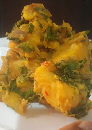 A picture of Yam pottage.