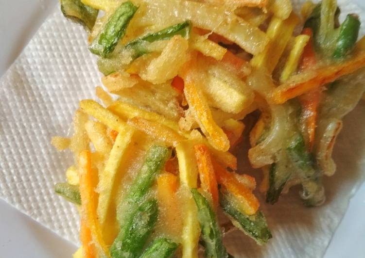 Bahan Kakiage #bakwanalajepang | Resep Membuat Kakiage #bakwanalajepang Yang Lezat