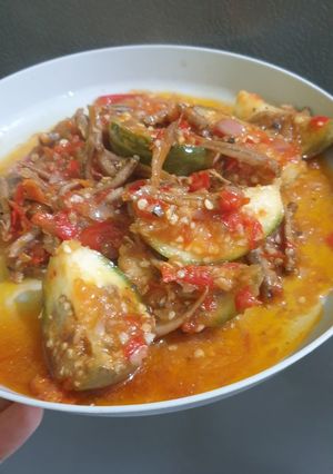 Foto resep Oseng terong teri