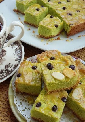 Foto resep Boterkoek Pandan / Lekker Holland Pandan