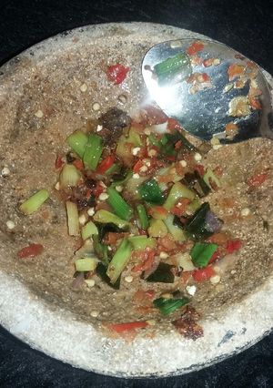 Foto resep Sambal daun bawang