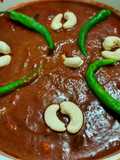 Cashew capsicum and peas curry Restaurant style