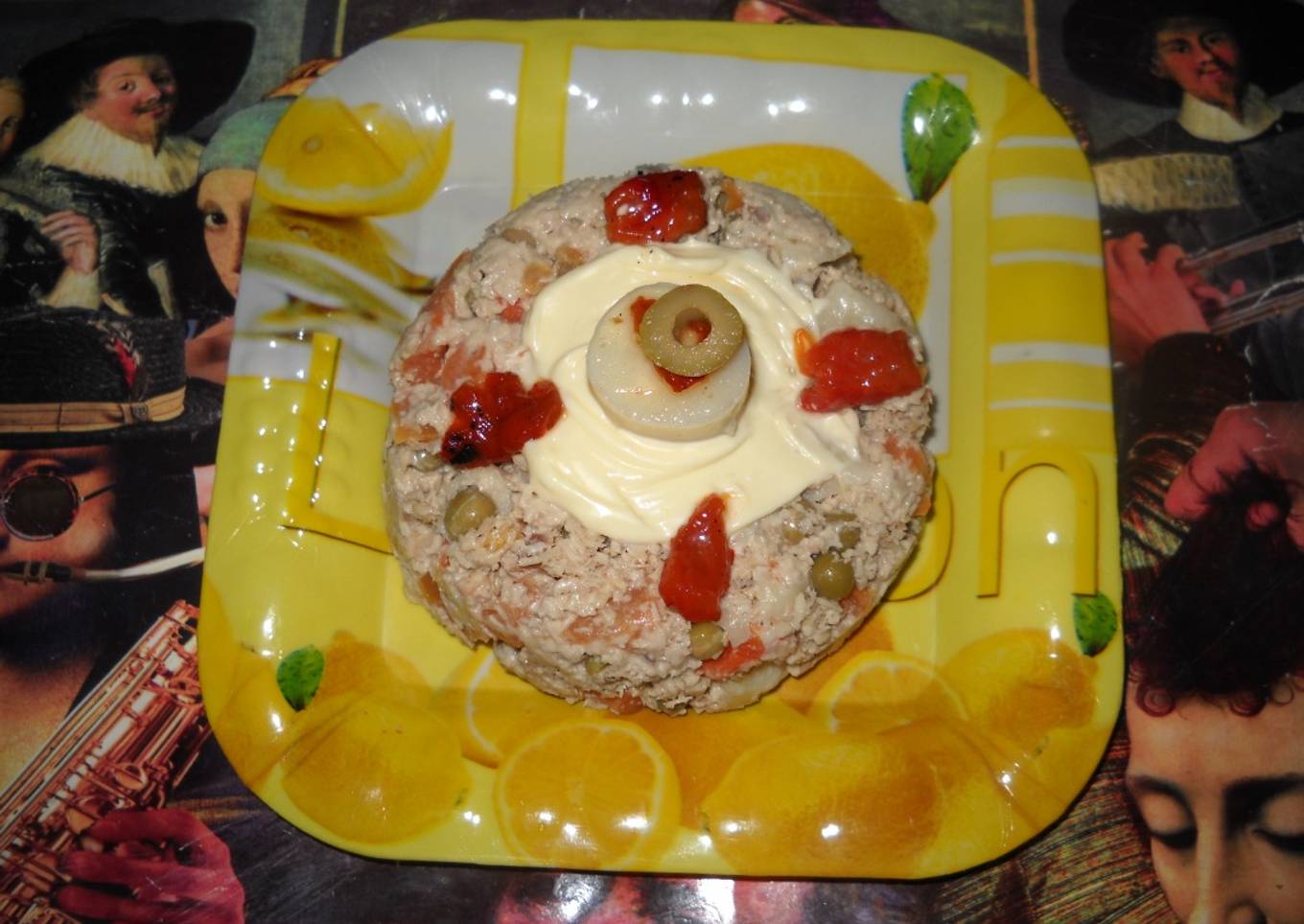 Mayonesa de ave con Salsa Cesar