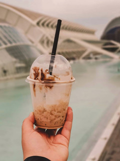 Una foto de Café frappé