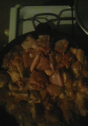 Una foto de Pollo salteado!