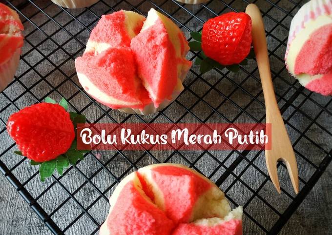 Resep Bolu Kukus Merah Putih Anti Gagal