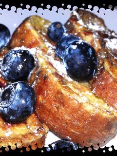 A picture of French toast.