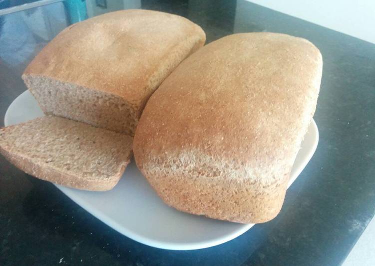 Recipe of Quick 100% Whole Wheat Bread