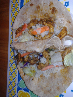 A picture of Chicken Salad Tacos.