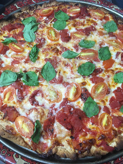 A picture of Deep Pan pizza.