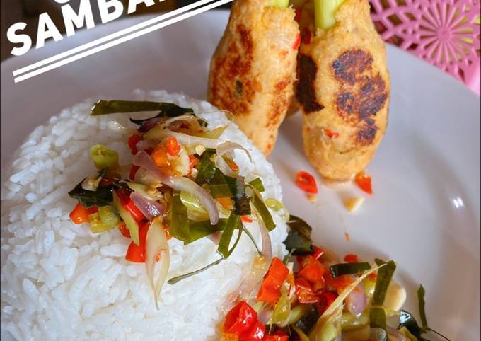 Ini dia! Resep enak membuat Sate lilit sambal matah  nagih banget