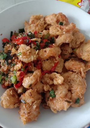 Foto resep Udang tepung cabe garam