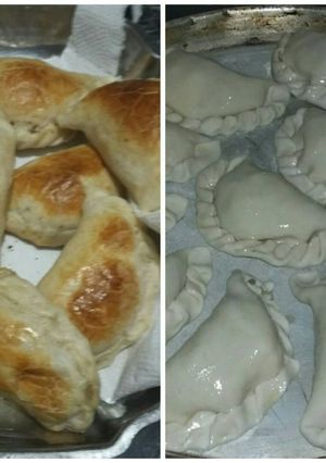 Una foto de Empanadas de cebolla y queso