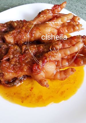 Foto resep Ceker balado simple