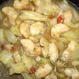 Udang sawi asam manis