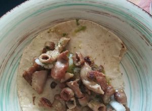 Una foto de Taquitos de tripa