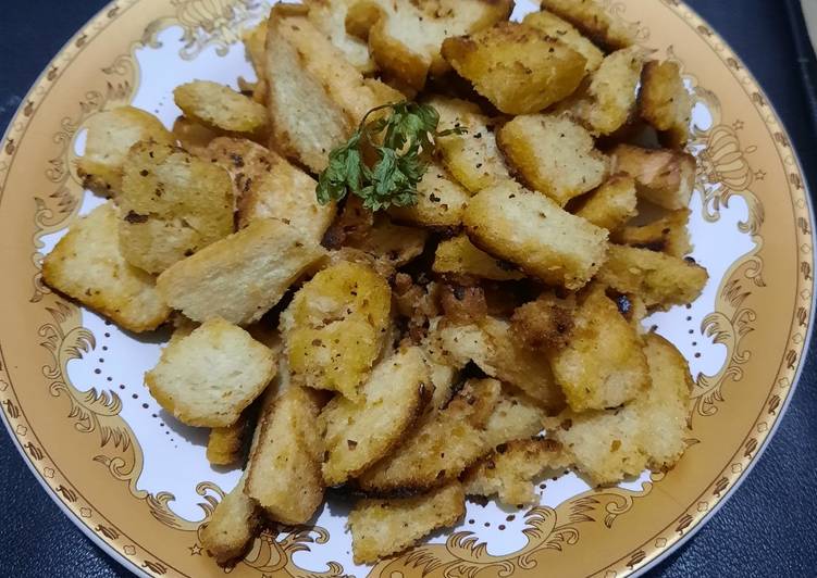 Croutons Garlic Bread