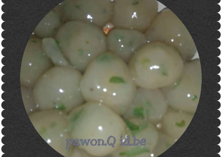 Resep masakan BaksoQ Cilok original | Langkah Membuat BaksoQ Cilok original Yang Lezat