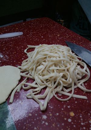 Foto resep HOME MADE NOODLES eggless