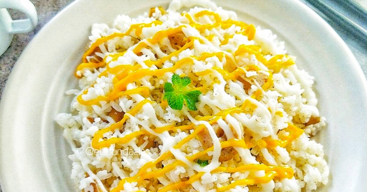 Resep Easy Mayo Fried Rice oleh Bunda Ela Cookpad