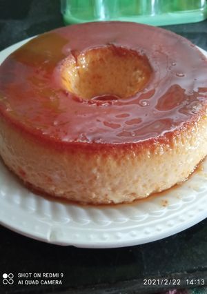 Una foto de Flan casero 🌹