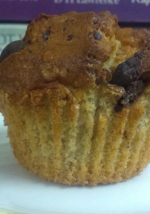 A picture of Fluffy Banana - Oatmeal Muffins.