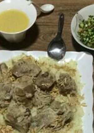 صورة لوصفة منسف🍜