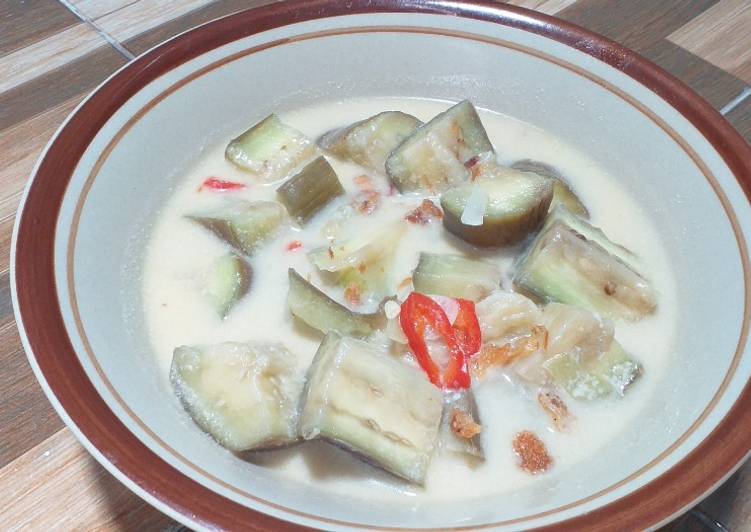 Cara Gampang Membuat 62. Sayur Terong Santan, Lezat