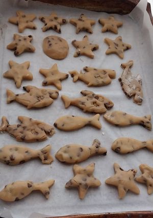 Una foto de Galletas de chispaz de Chocolates Fáciles