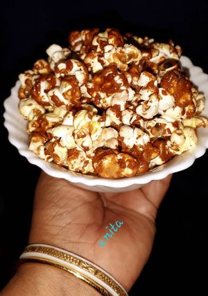 ক্যারামেল পপকর্ন(caramel popcorn recipe in Bengali) রেসিপির প্রধান ছবি