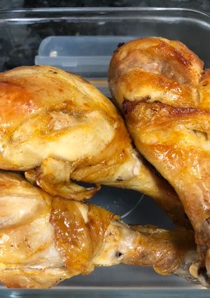 A picture of Honey-Glazed Chicken Thighs - Air Fryer.