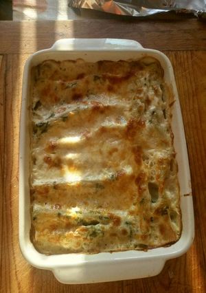 Spenótos-ricottás Cannelloni recept fotója