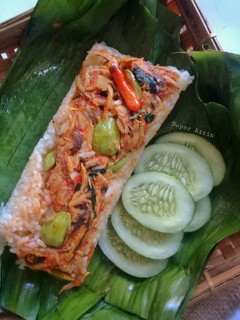 Foto resep Nasi Bakar Tongkol Pedas