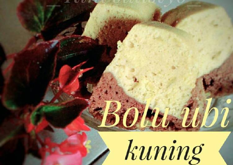 Resep: Bolu ubi kuning kukus Gampang