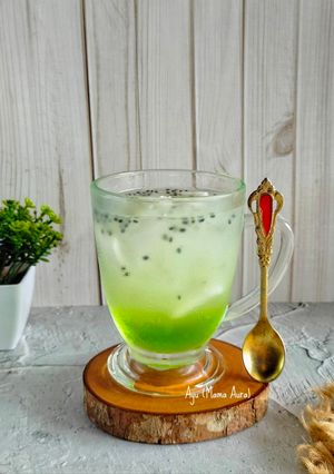 Foto resep Es Kelapa Syrup Melon