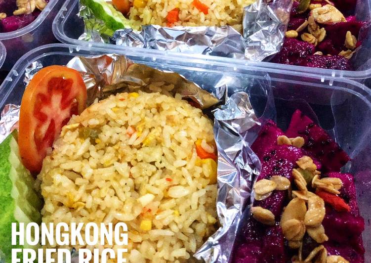 Langkah Mudah Menyiapkan Healthy Hongkong Fried rice ❤️ Menggugah Selera