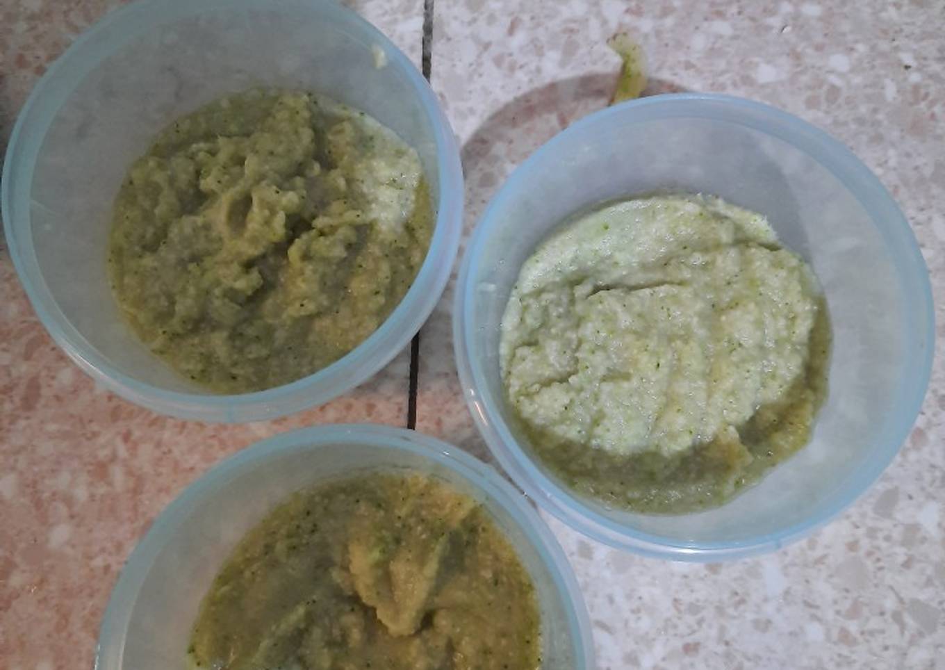 Bubur kentang,Lele,Brokoli (MPASI 6-8 Bln)