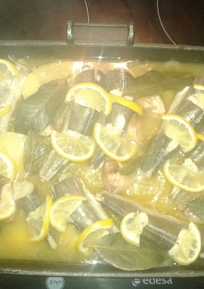 Una foto de Colas de pescadilla al horno