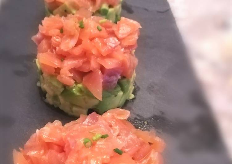 Tartare di salmone e avocado