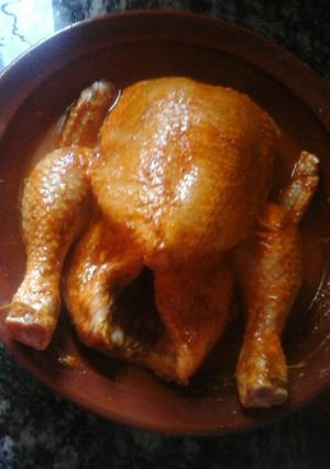صورة لوصفة دجاجة محمرة باتتبيلة رائعة 🍗🍖😋