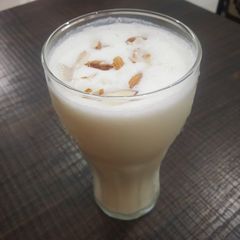 Sweet creamy lassi A picture of Sweet creamy lassi.