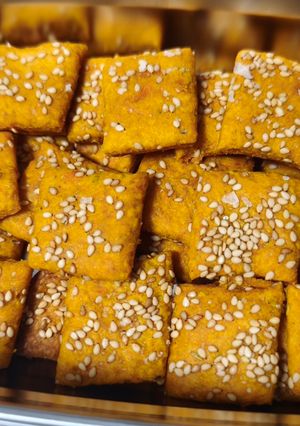 Una foto de Crackers o regañás de boniato