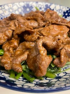 空心菜炒牛肉 的食譜成品照片