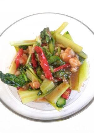 Foto resep Tumis pakchoy udang