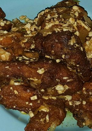 Foto resep Fried chicken w/salty egg sauce