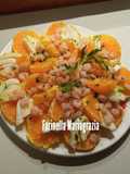 Insalata Siciliana di fantasia con gamberetti 🍤 finocchio e arance 🍊 km zero 👩‍🍳❤️🦁