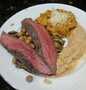 Easy Way Make Brad&#39;s flank steak w/ pumpkin risotto &amp; smoky cauliflower mash the Delicious You can take Joss in your mouth
