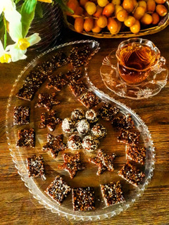 عکسی از دستور اسنک خرما