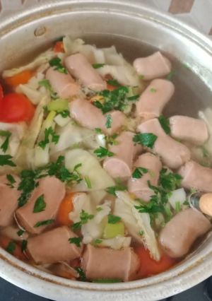 Foto resep Sop Sosis #KapsulAjaib