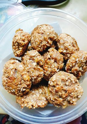 Hình của món Bánh quy yến mạch chuối.